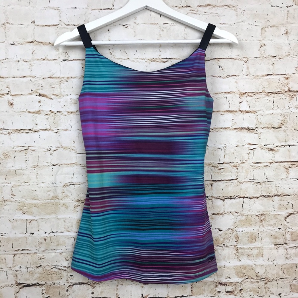 Champion Workout Tank Top Illusion Pattern Small